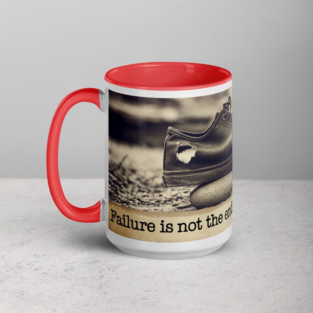 Failure is Not the End, It's a Stepping Stone. Inspirational Mug - Image 11