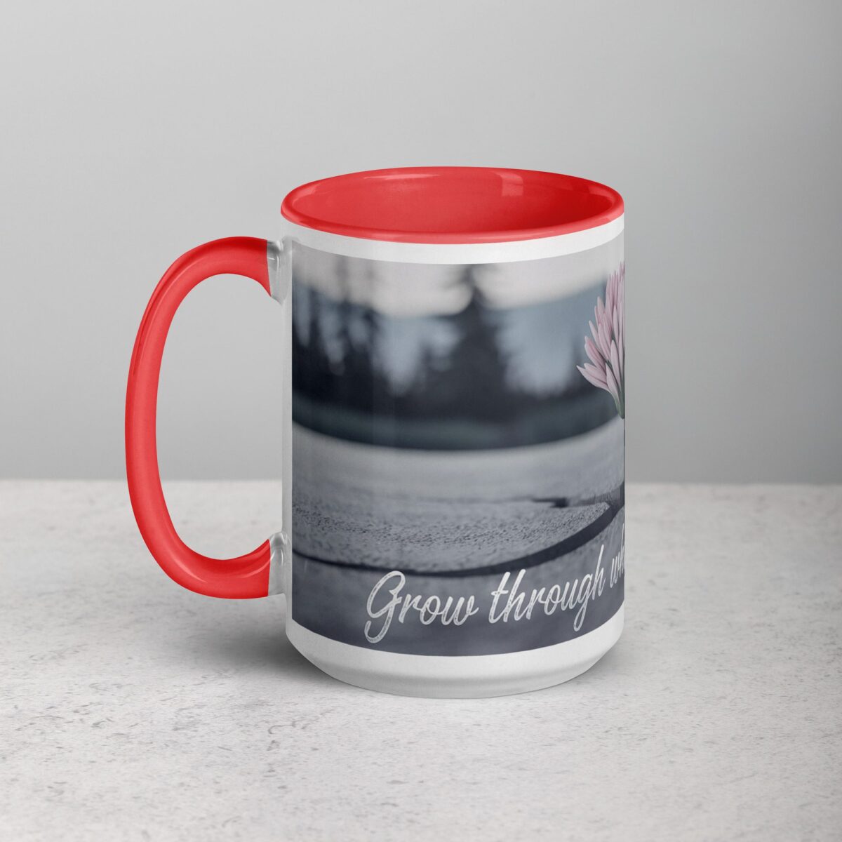 Grow Through What You Go Through. Inspirational Mugs - Image 11