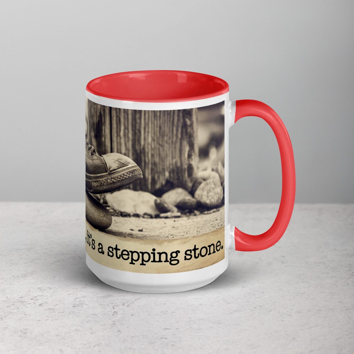 Failure is Not the End, It's a Stepping Stone. Inspirational Mug - Image 12