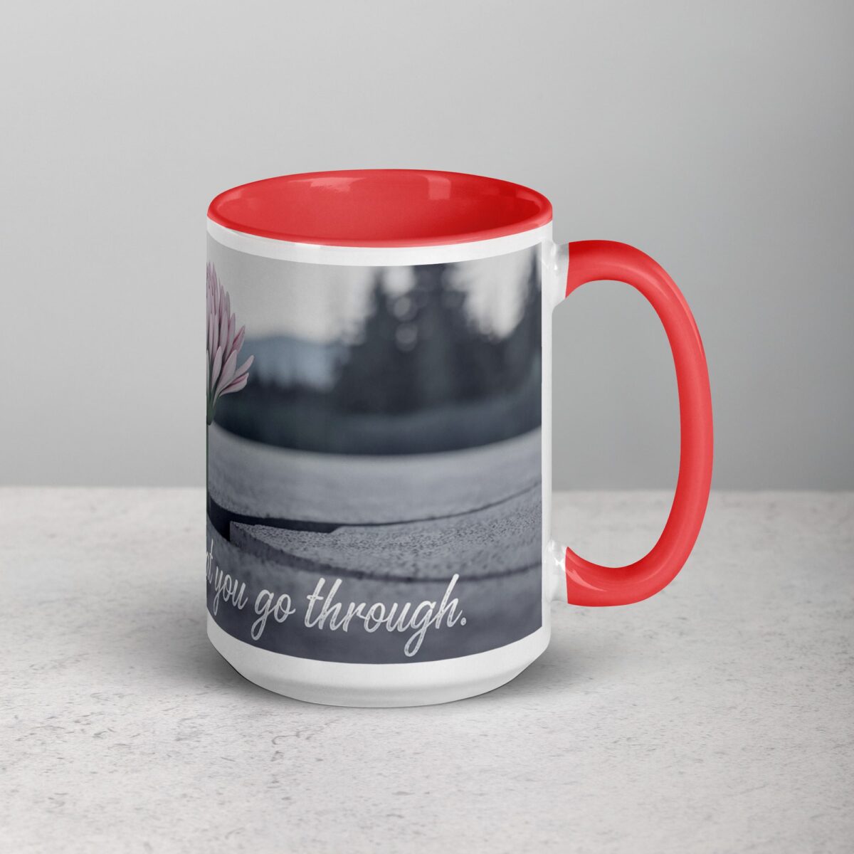 Grow Through What You Go Through. Inspirational Mugs - Image 12