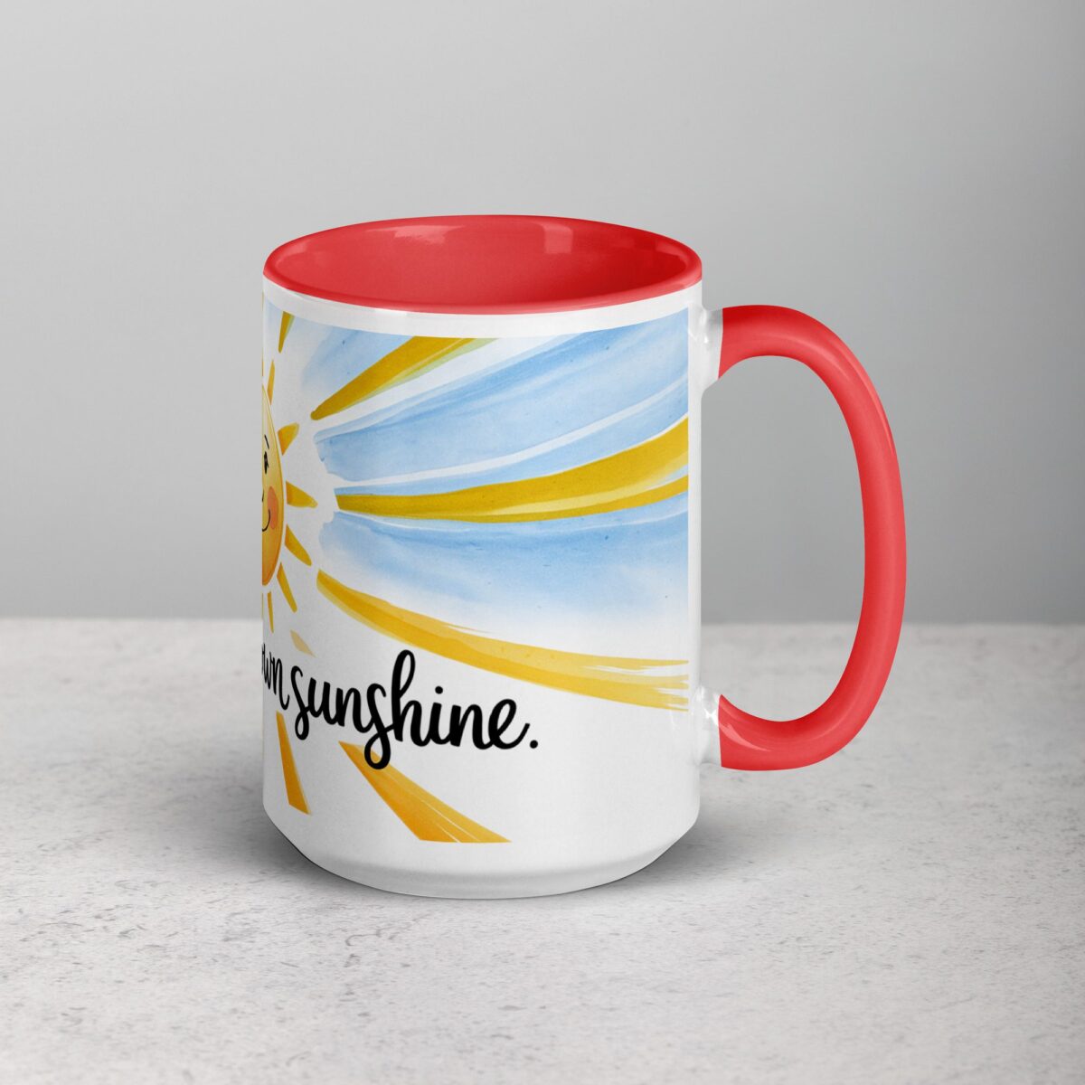 Create Your Own Sunshine. Inspirational Mug - Image 12