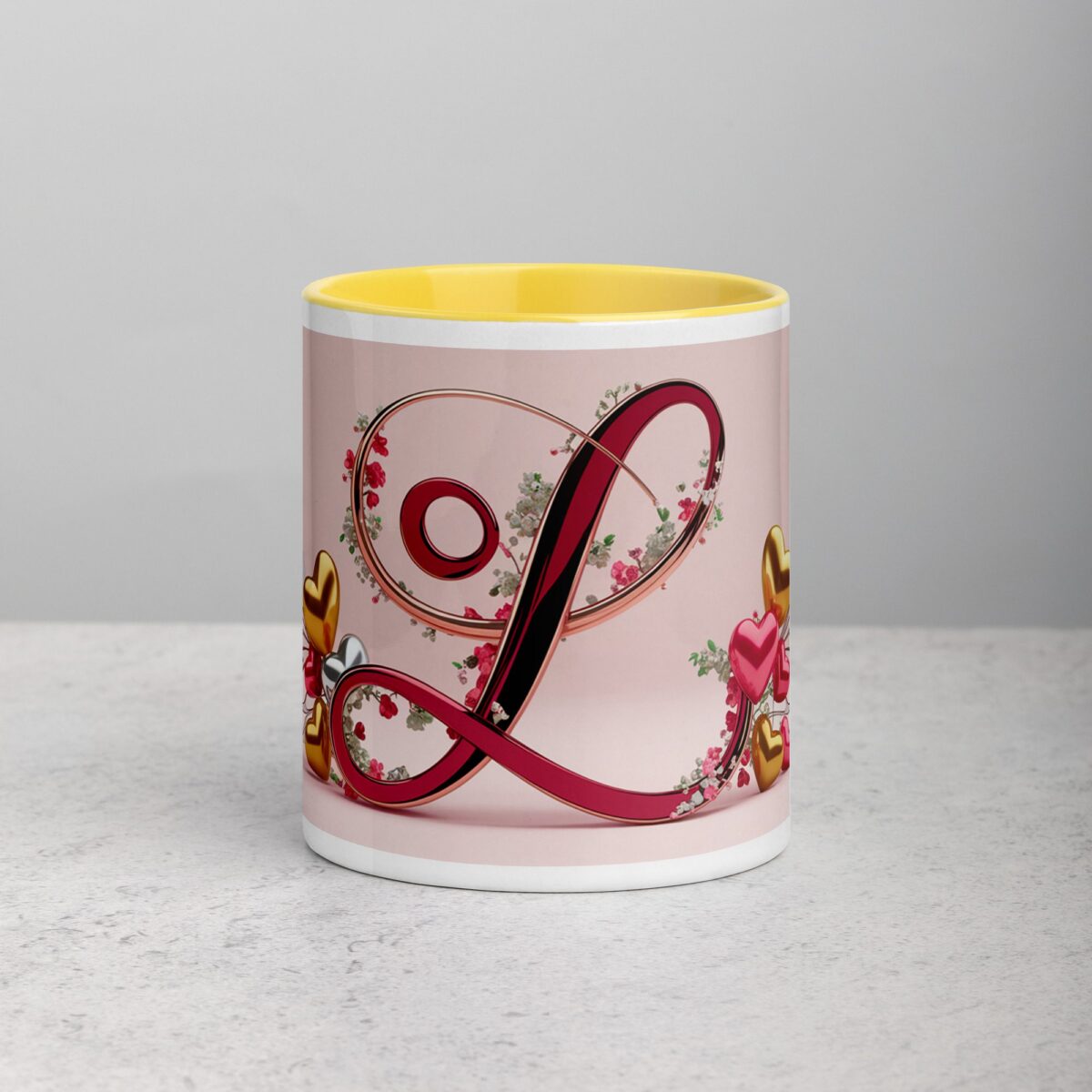 L - Letter Monogram Coffee Mug & Tea Cup - Image 19