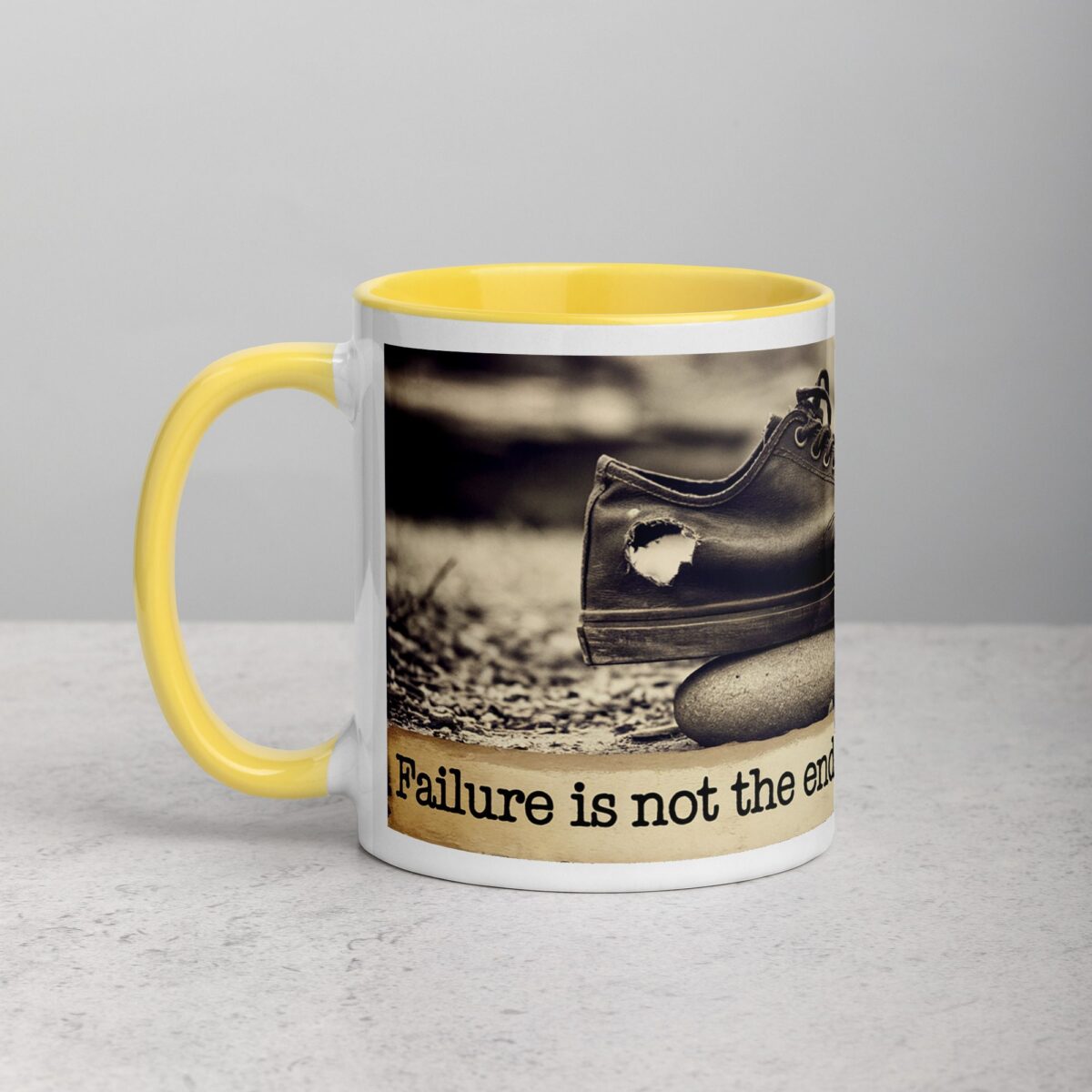 Failure is Not the End, It's a Stepping Stone. Inspirational Mug - Image 20