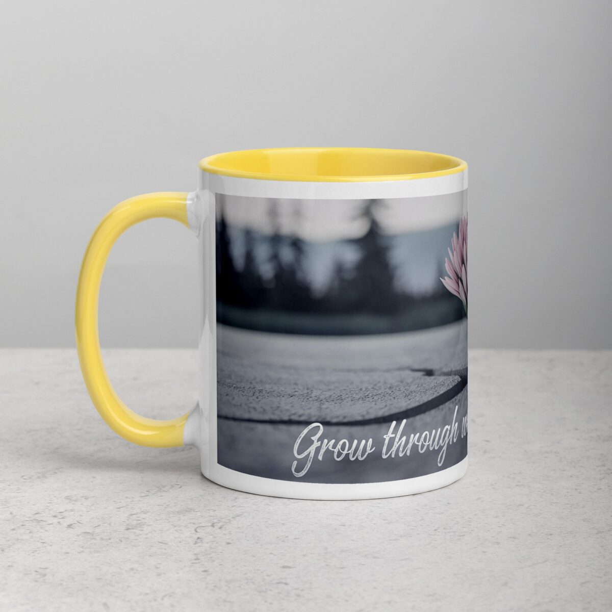 Grow Through What You Go Through. Inspirational Mugs - Image 20