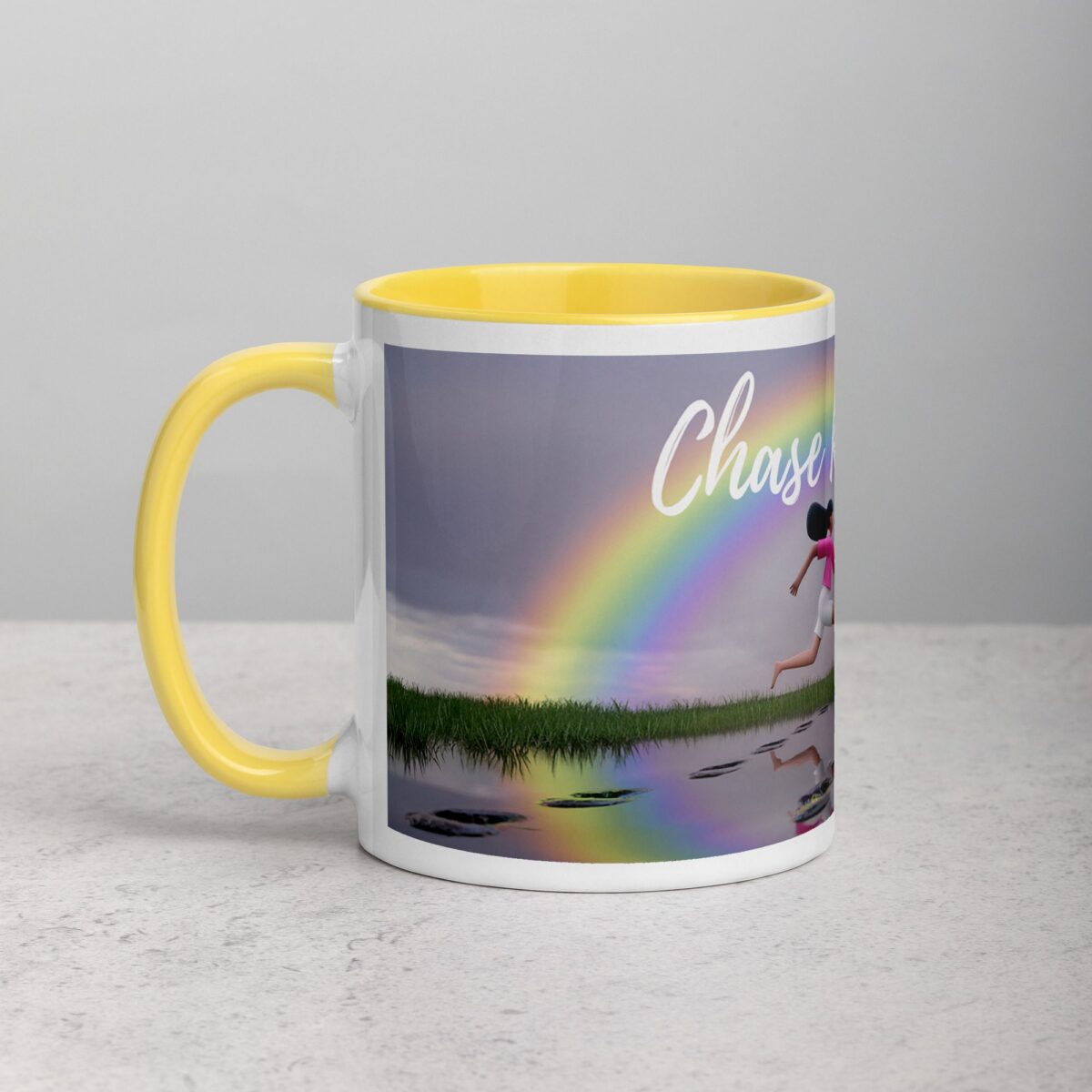 Chase Rainbows. Inspirational Mug - Image 20