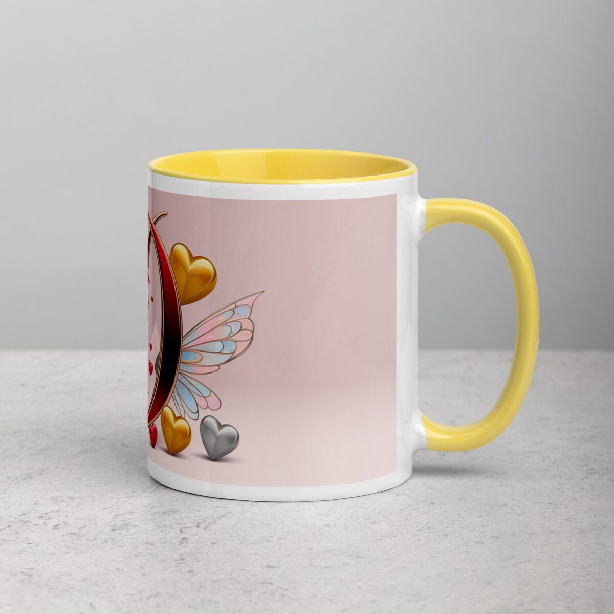D - Letter Monogram Coffee Mug & Tea Cup - Image 21
