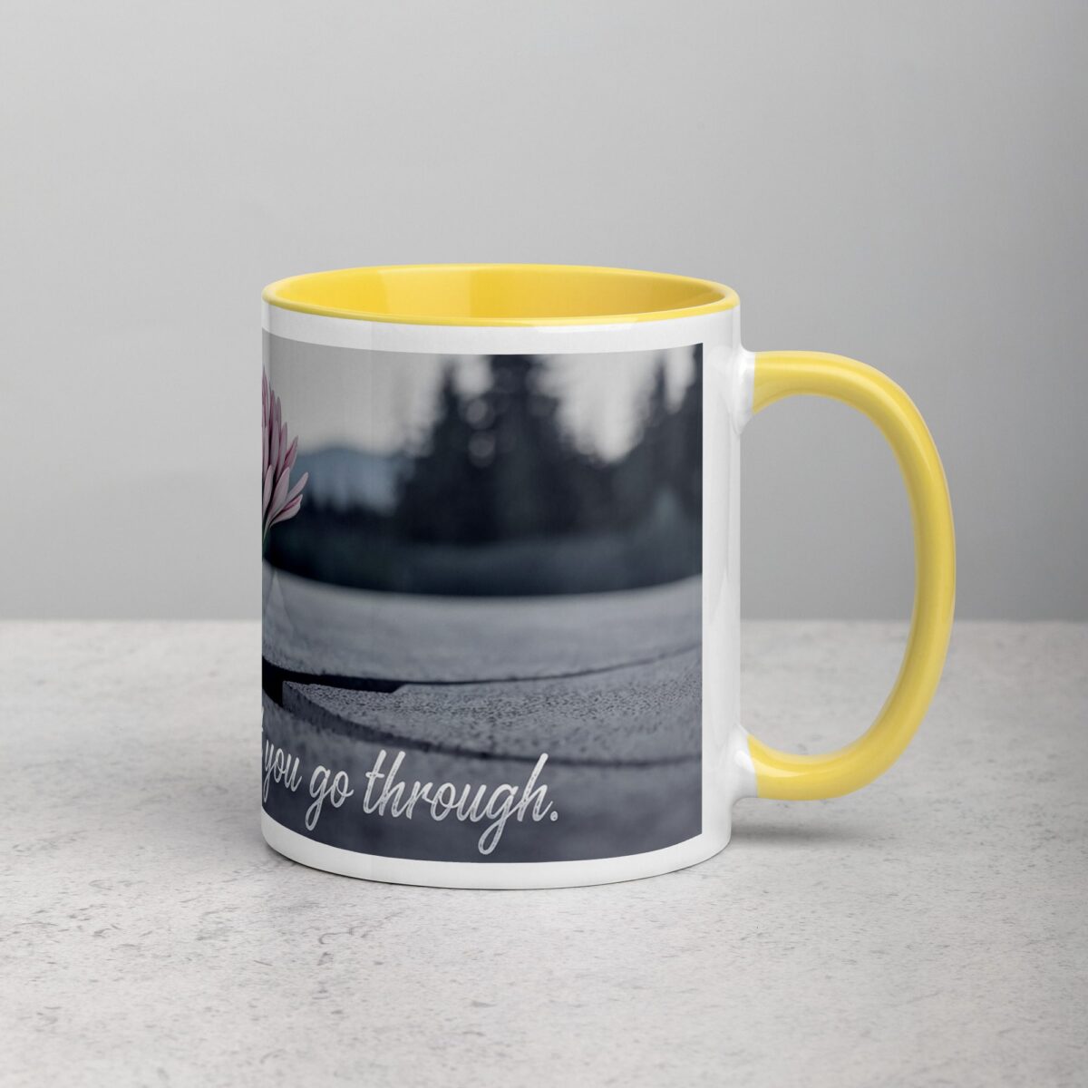 Grow Through What You Go Through. Inspirational Mugs - Image 21