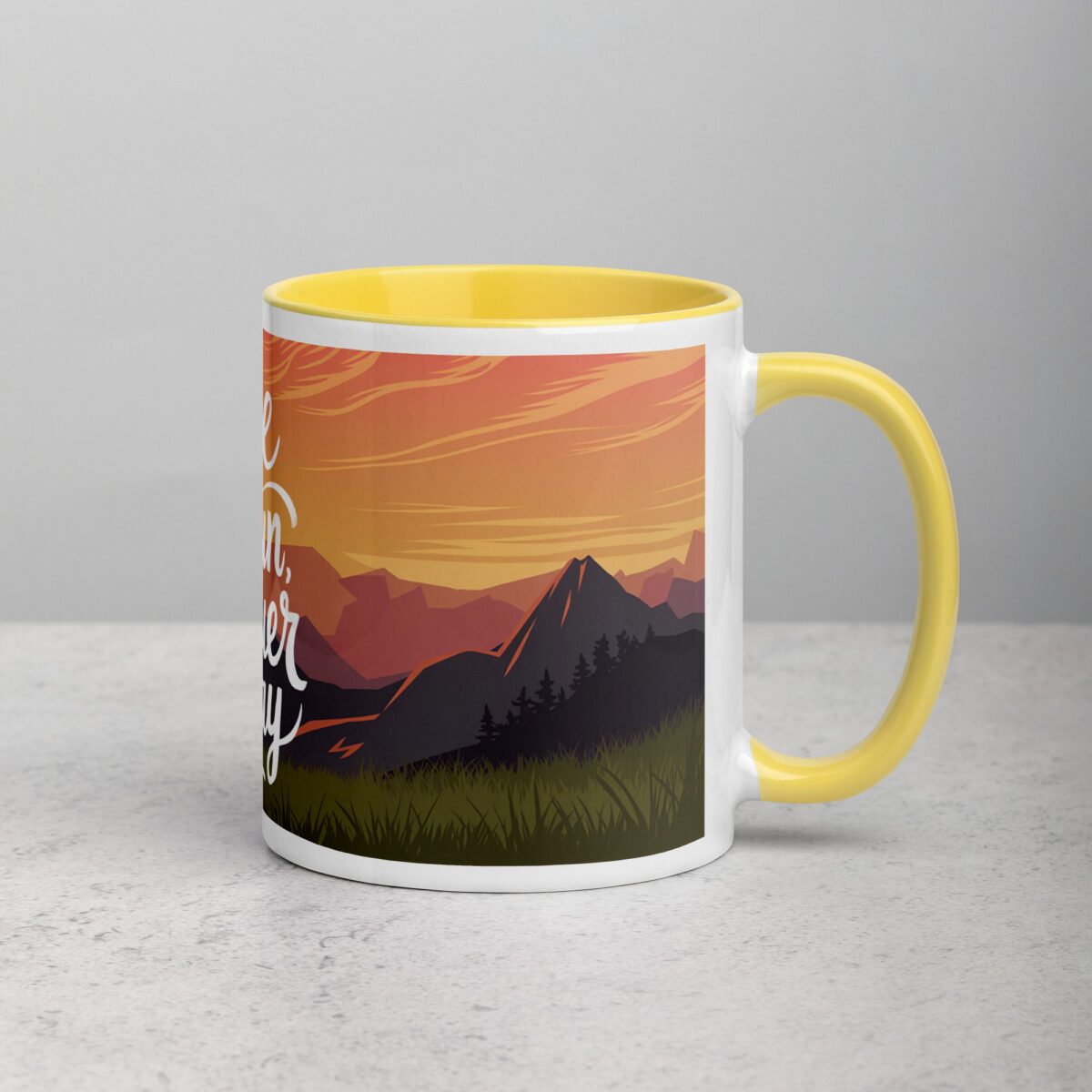 Rise with the Sun, Conquer the Day. Inspirational Mug - Image 21