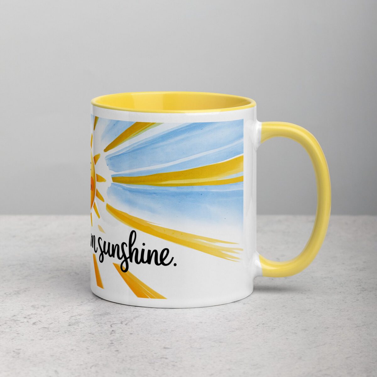 Create Your Own Sunshine. Inspirational Mug - Image 21
