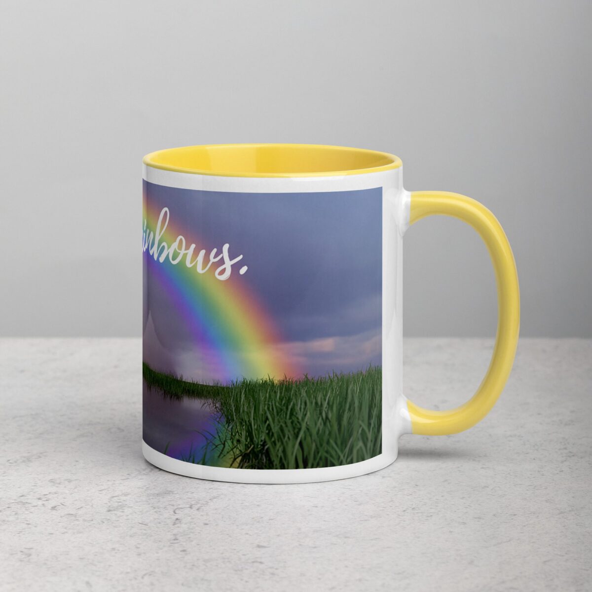 Chase Rainbows. Inspirational Mug - Image 21