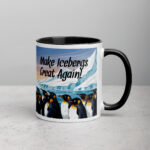 Make Icebergs Great Again Trump Penguin Tariff Coffee Mug - Image 3