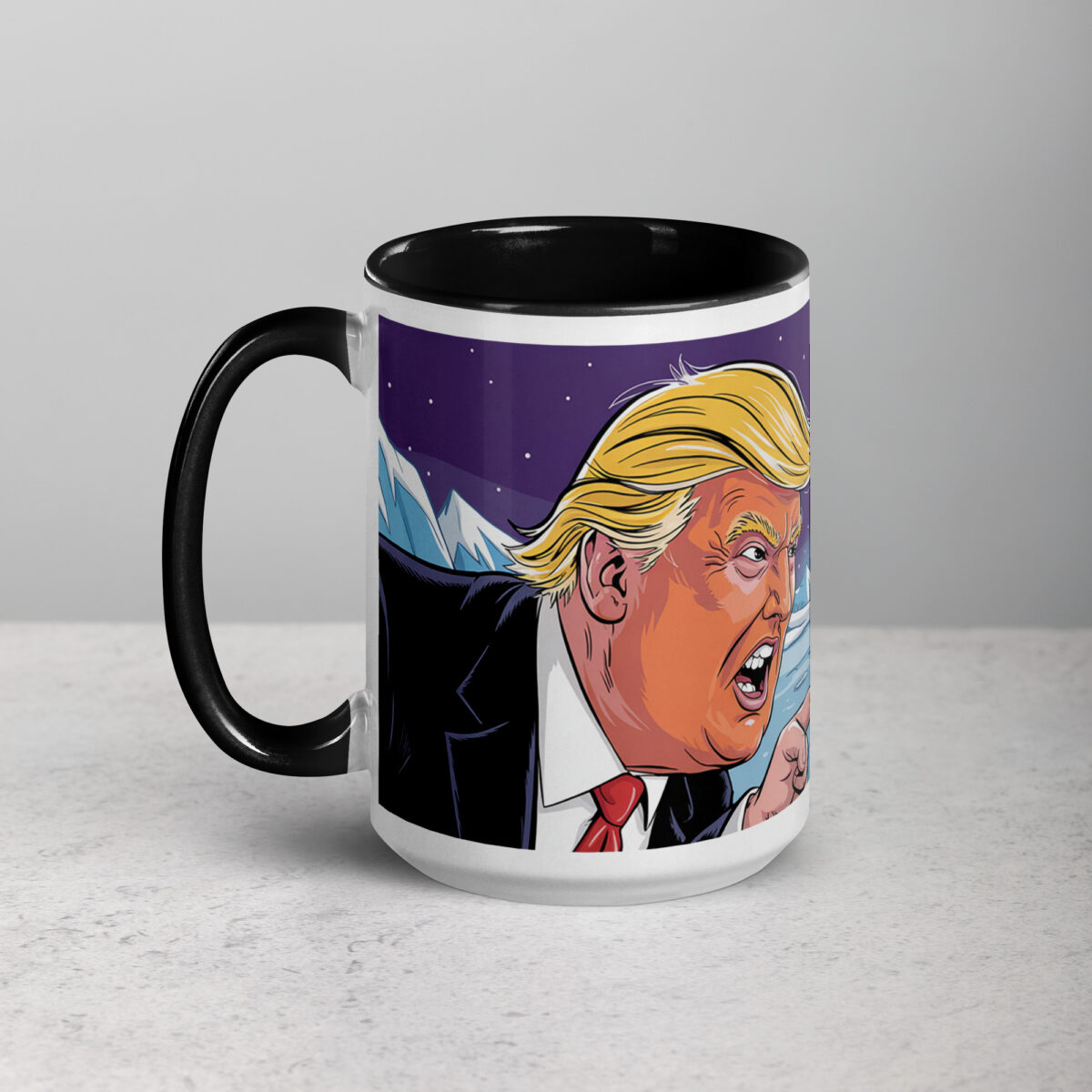 Donald Trump Pay The Tariffs Penguin Coffee Mug - Image 5