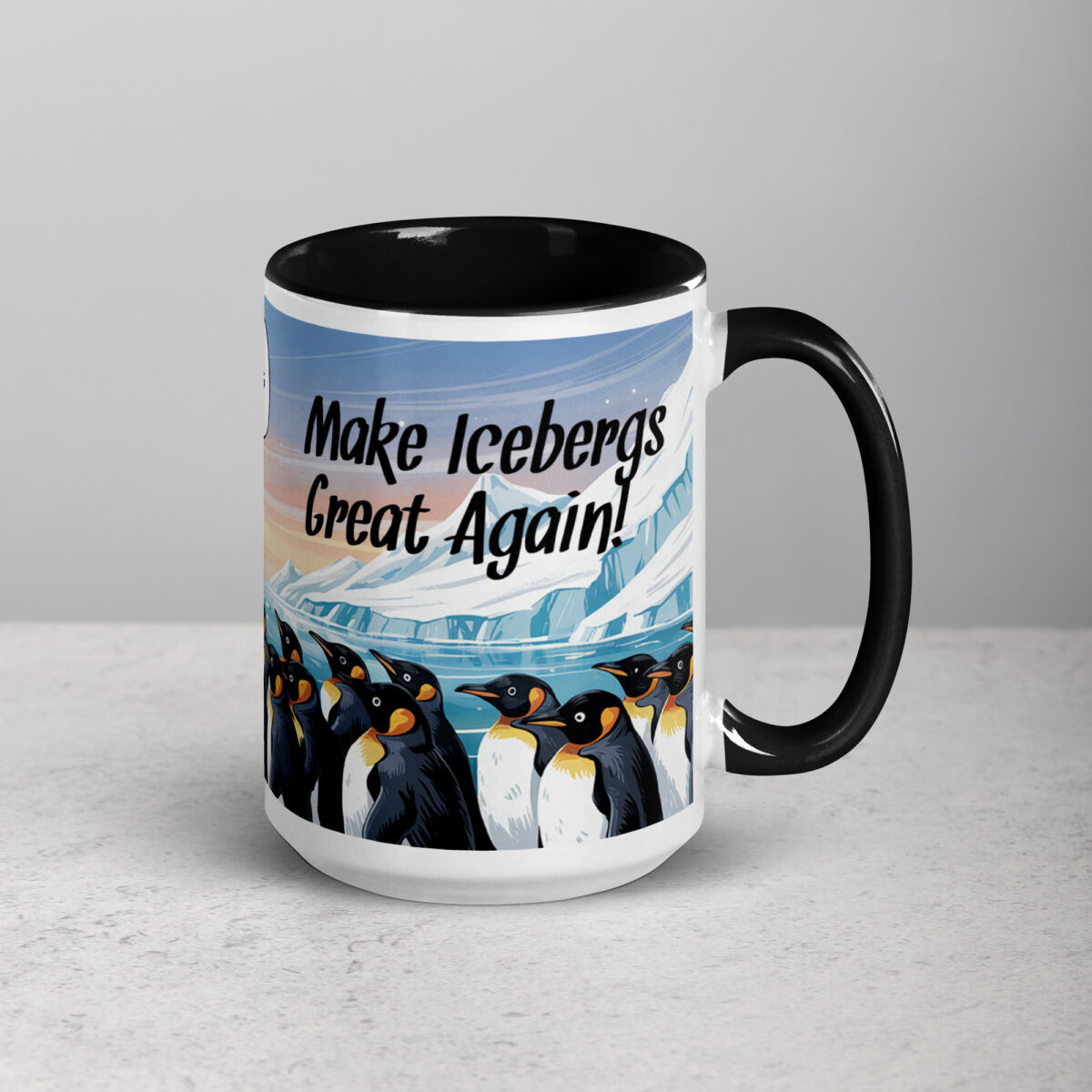 Make Icebergs Great Again Trump Penguin Tariff Coffee Mug - Image 7