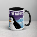 Donald Trump Pay The Tariffs Penguin Coffee Mug - Image 6