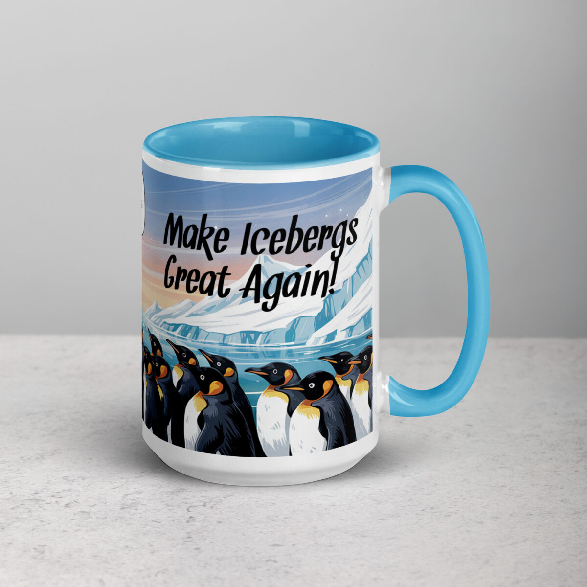 Make Icebergs Great Again Trump Penguin Tariff Coffee Mug - Image 19