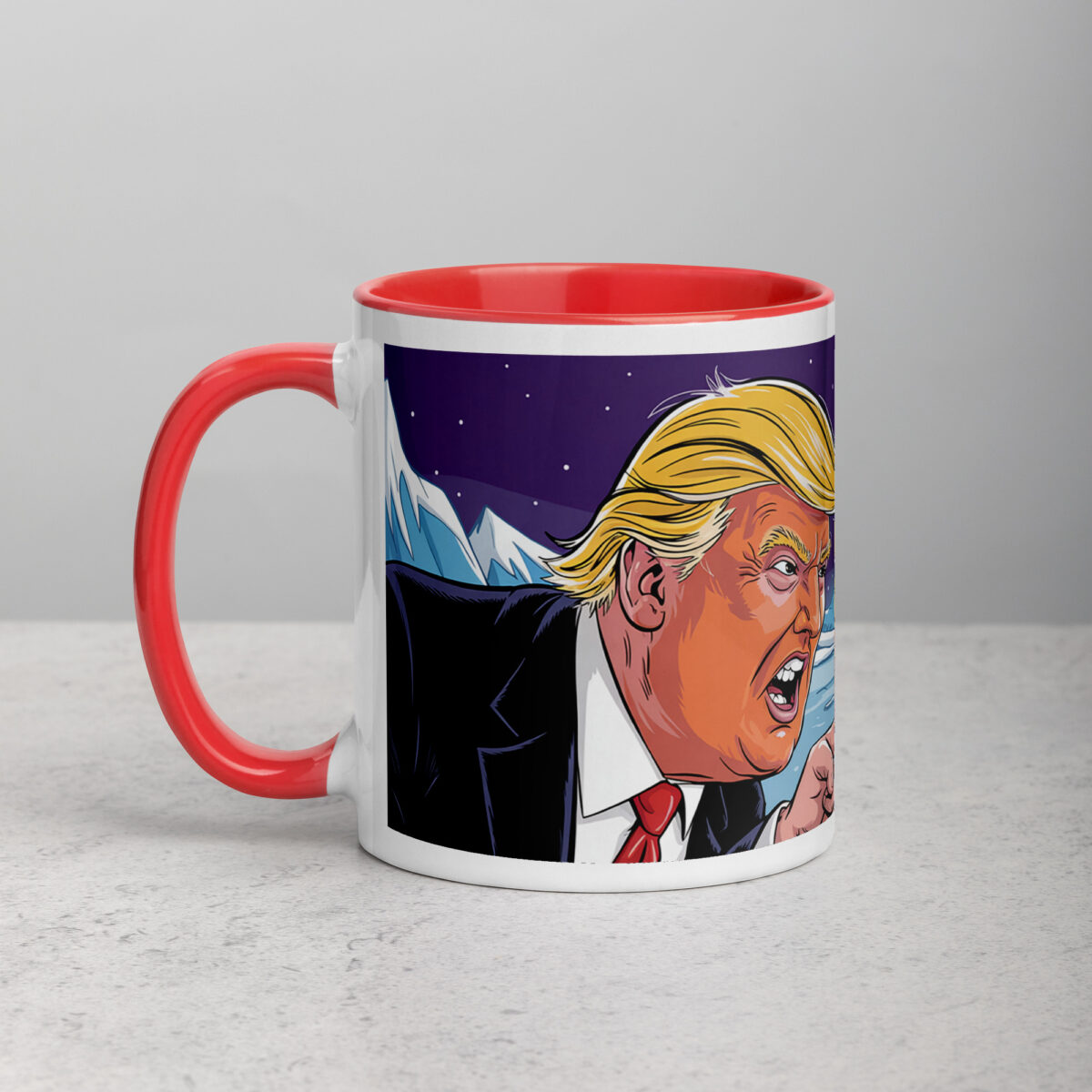 Donald Trump Pay The Tariffs Penguin Coffee Mug - Image 8