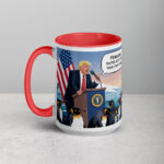 Make Icebergs Great Again Trump Penguin Tariff Coffee Mug - Image 12