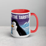 Donald Trump Pay The Tariffs Penguin Coffee Mug - Image 12