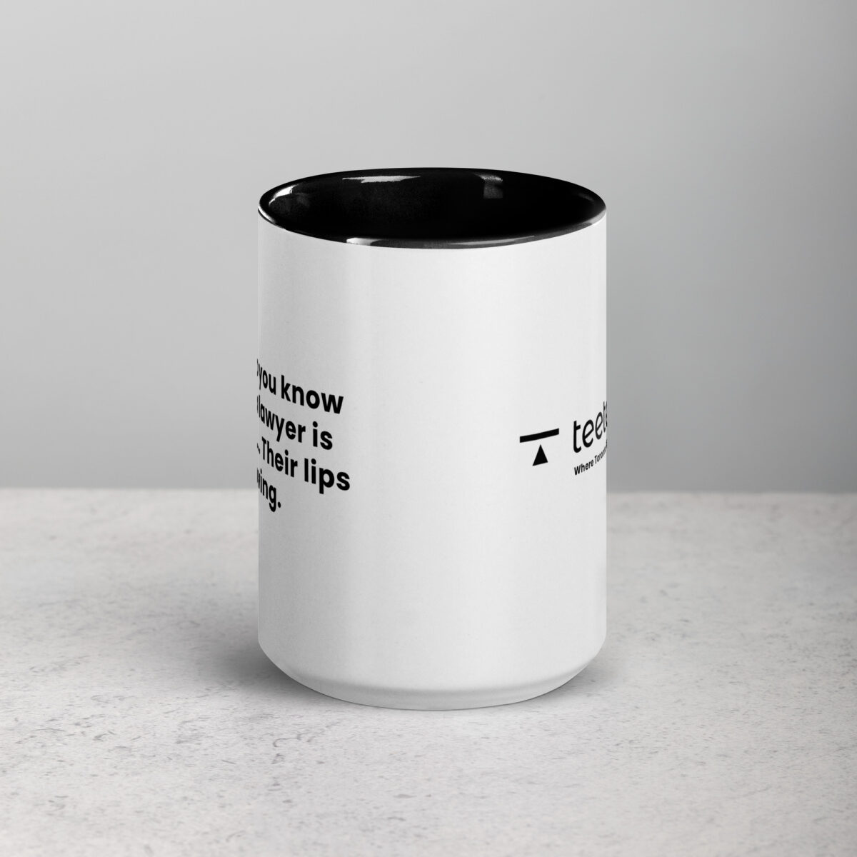 How Do You Know When a Lawyer is Lying? Lawyer Mug - Image 4